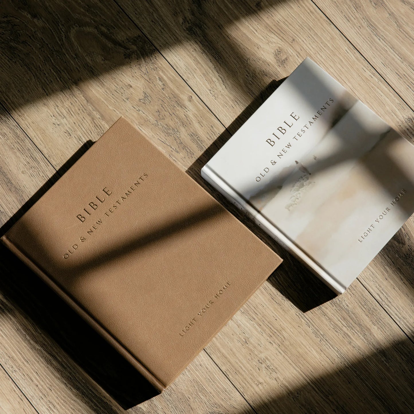 Walnut Leather Bible