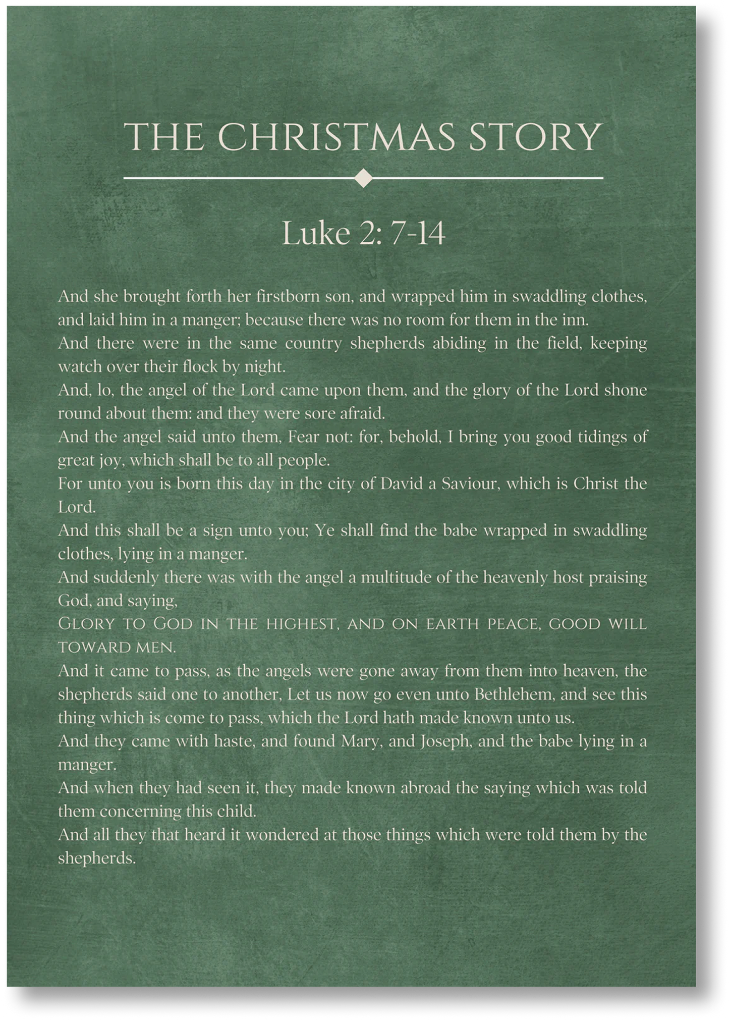 The Christmas Story - Print