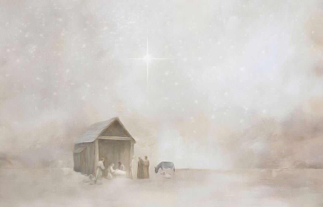 The Nativity Scene - Canvas