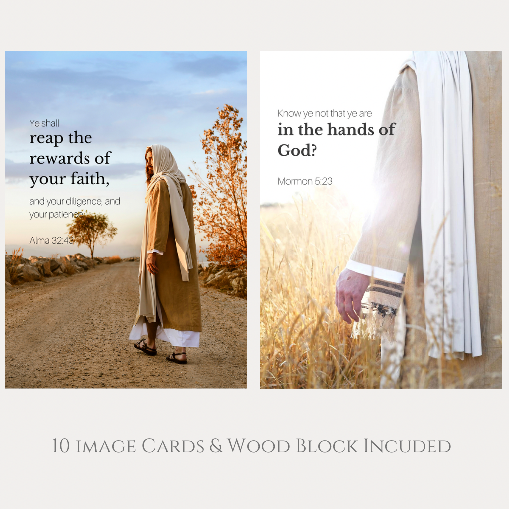 Remember Card Set & Wood Block