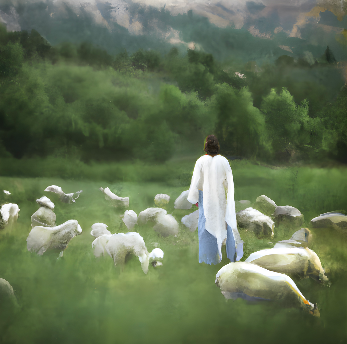 Abide With Me - Print