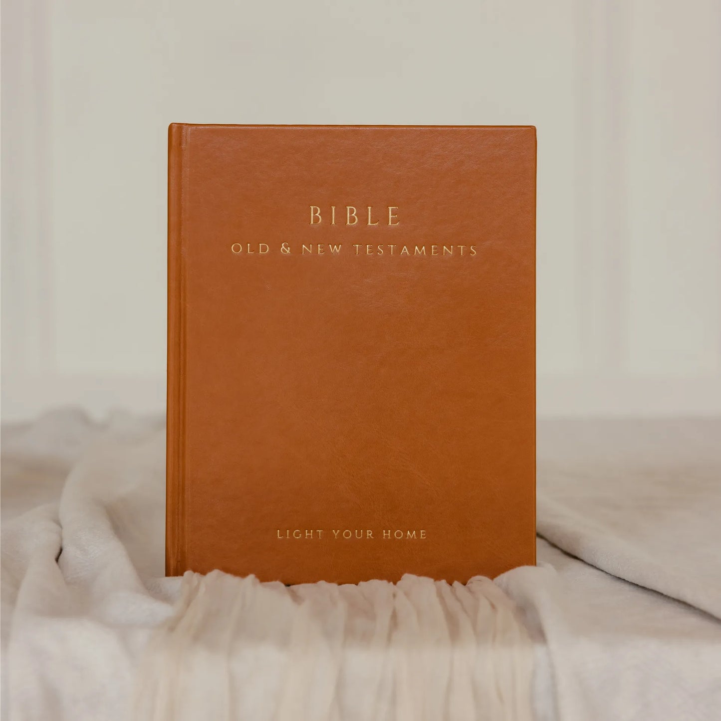 Camel Leather Bible