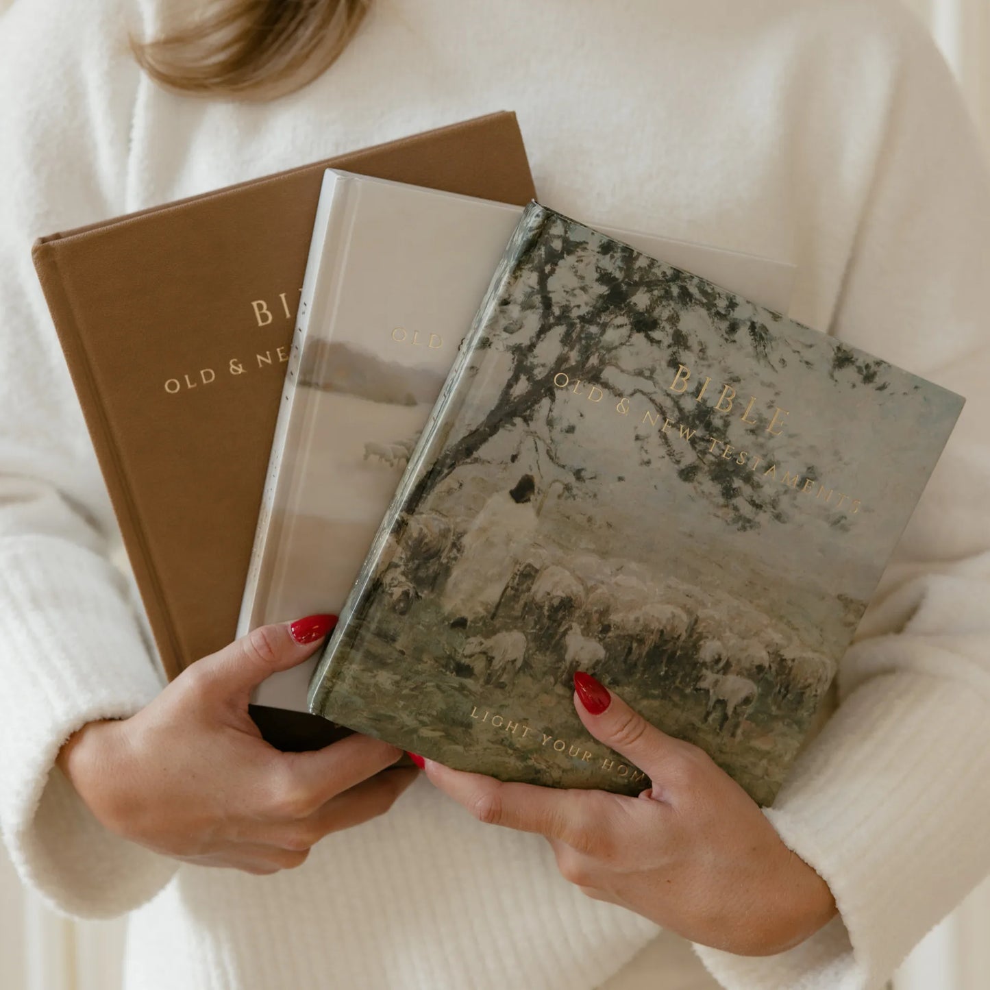 Walnut Leather Bible