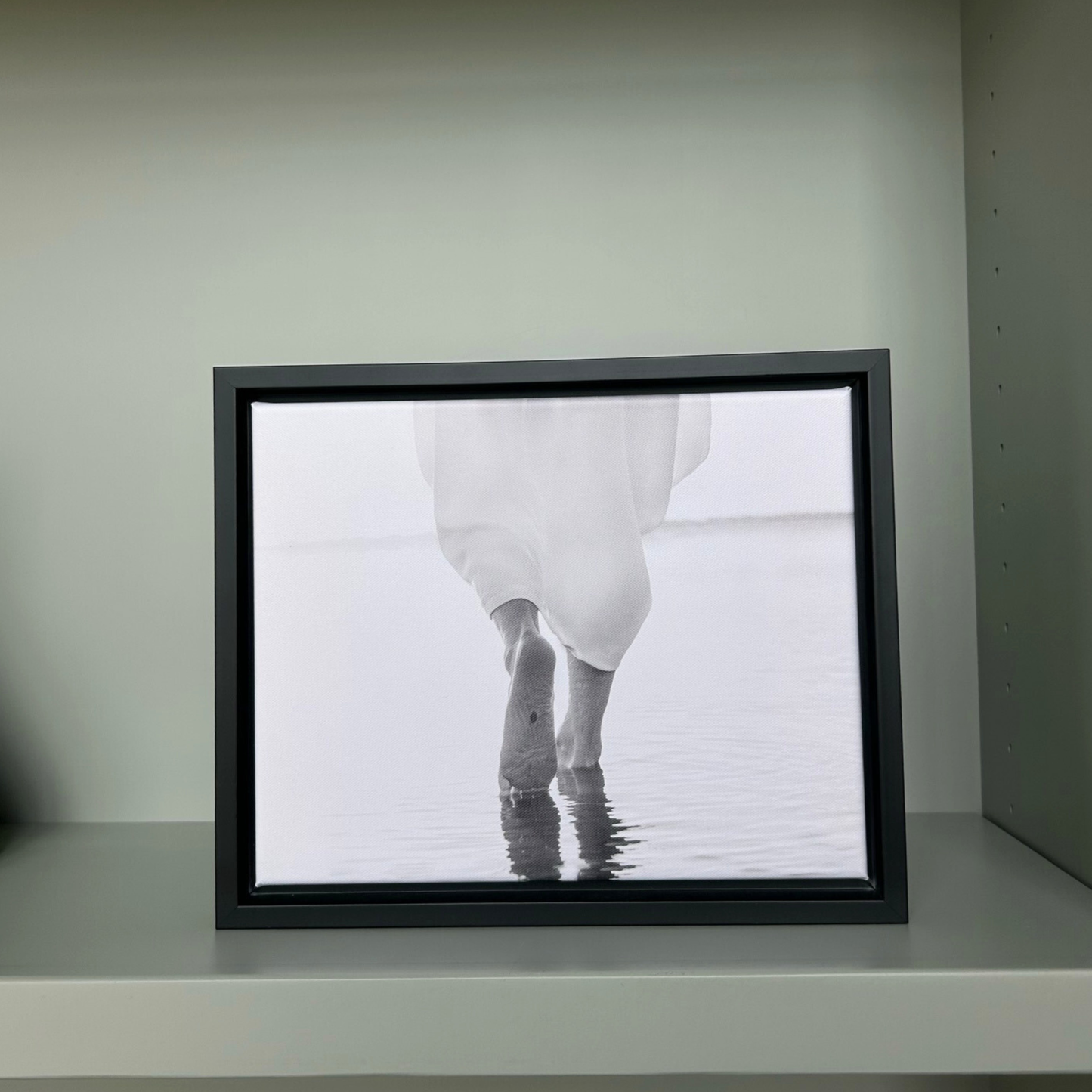 Walking On Water B&W - Canvas