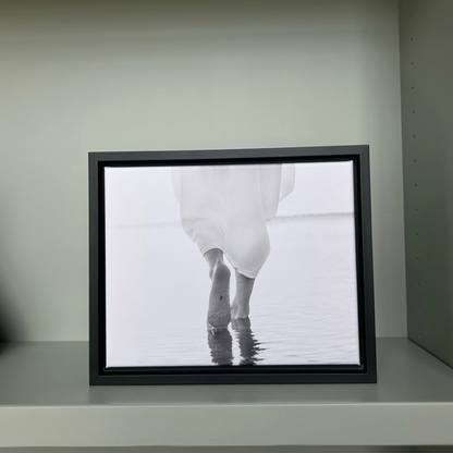 Walking On Water B&W - Canvas