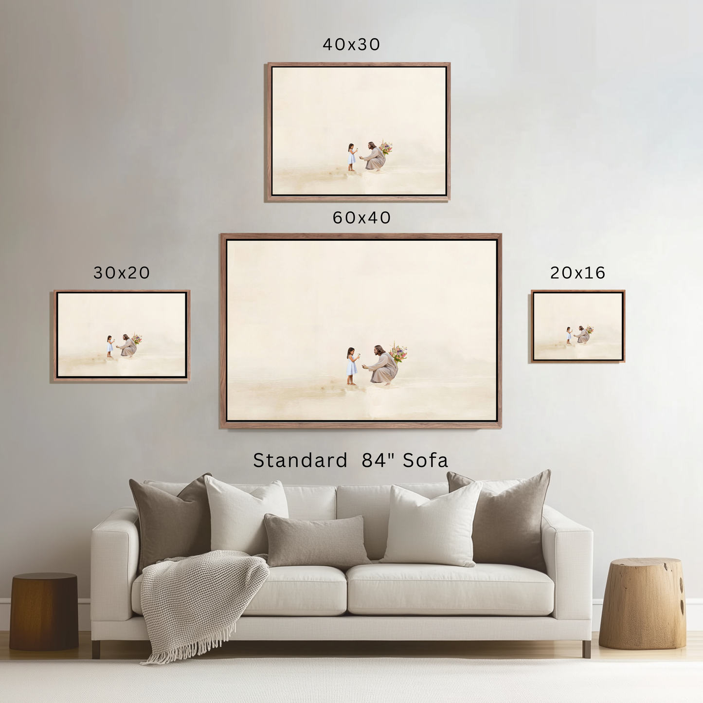 Better Together/Brunette Girl - Canvas