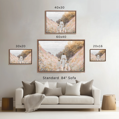 Consider The Lilies/Blonde - Canvas