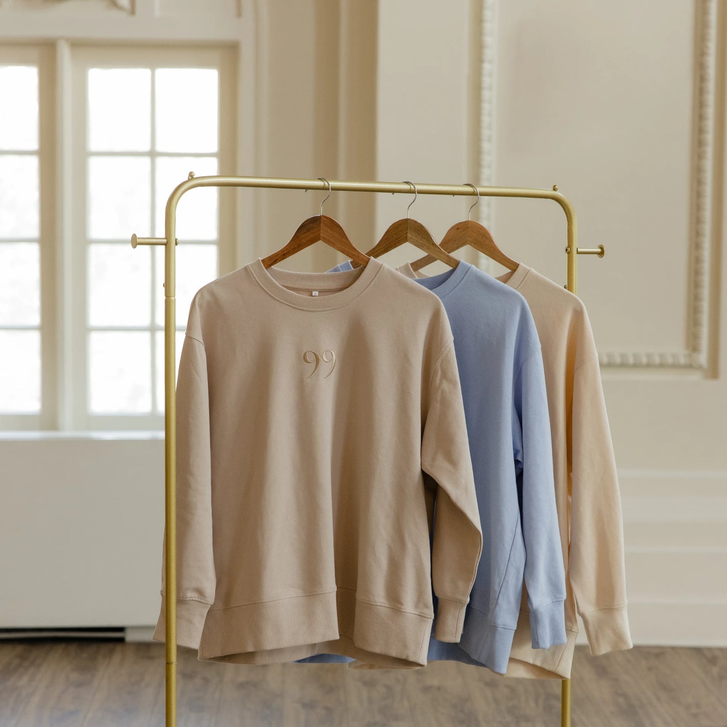 "All Things" Oversized Crew-Neck Sweatshirt