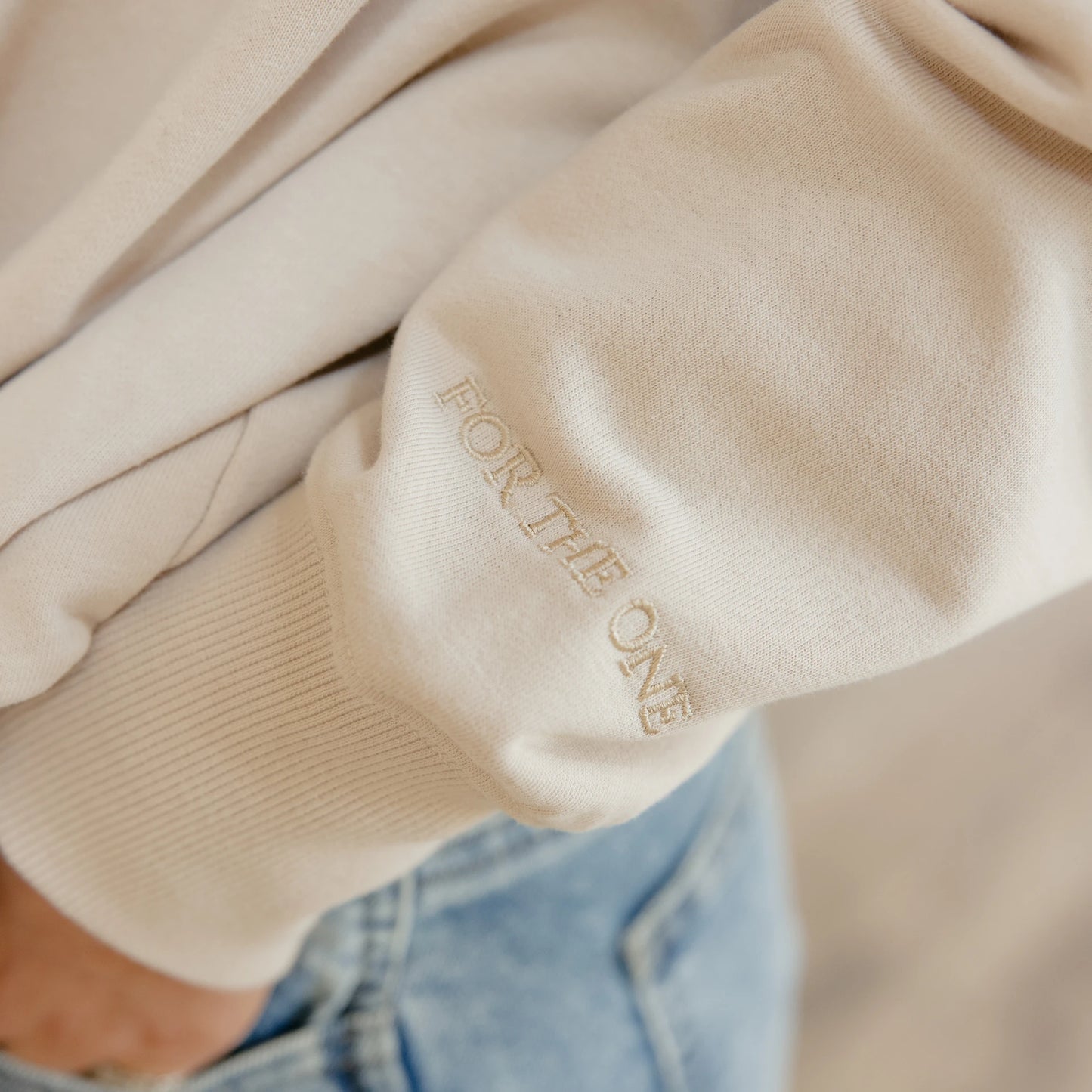 "99" Oversized Crew-Neck Sweatshirt