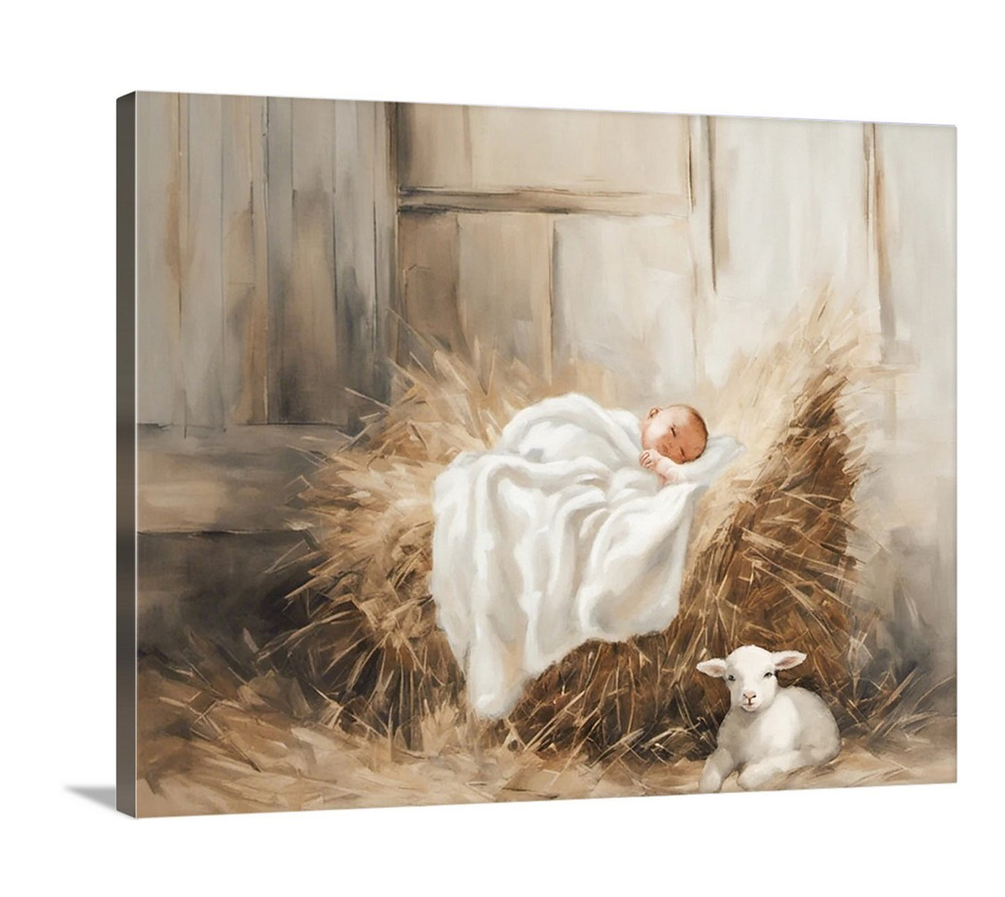 Away In a Manger - Canvas