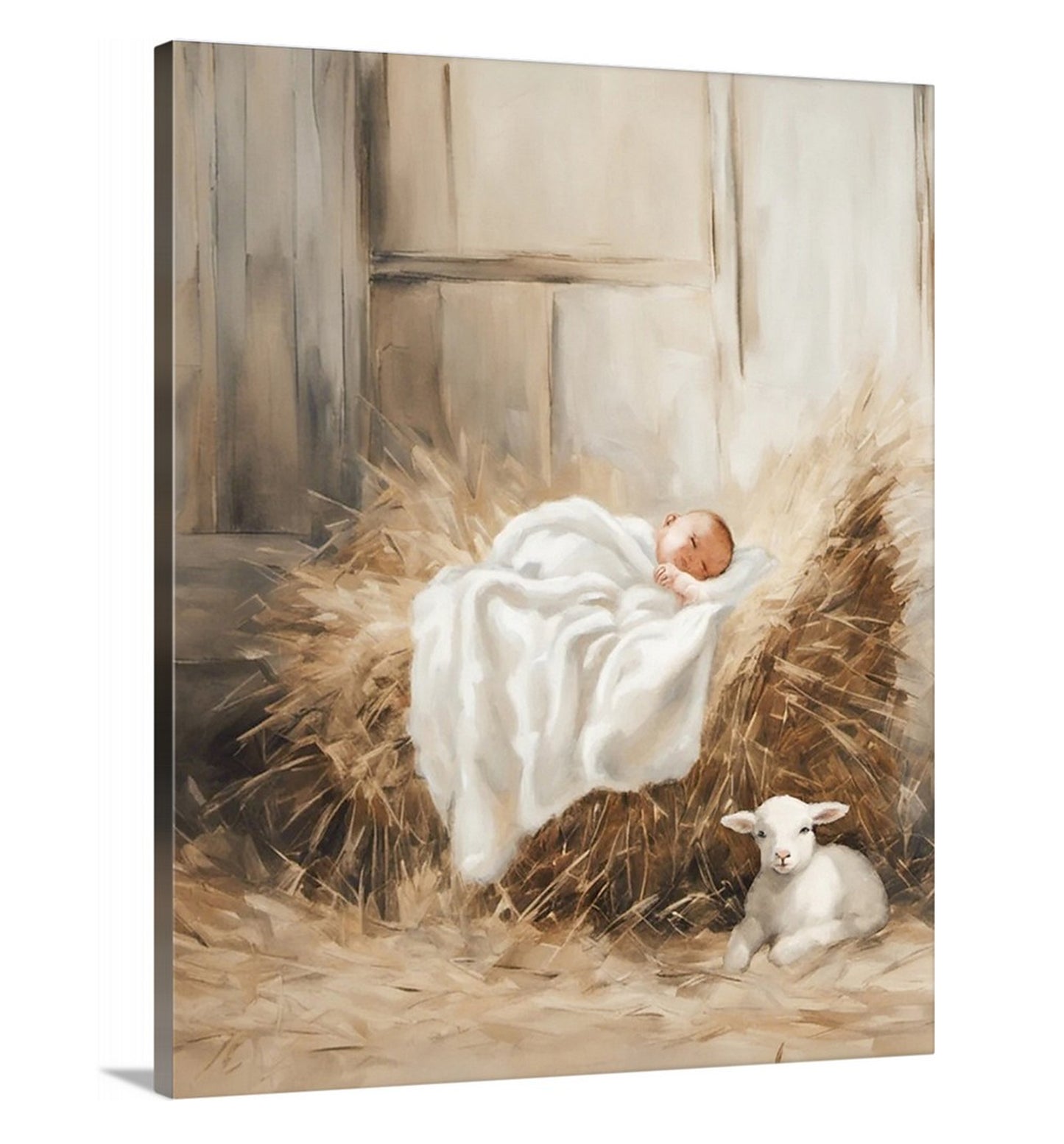 Away In a Manger - Canvas