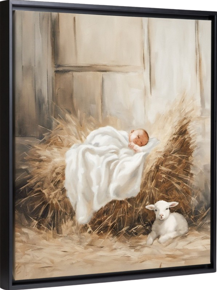 Away In a Manger - Canvas