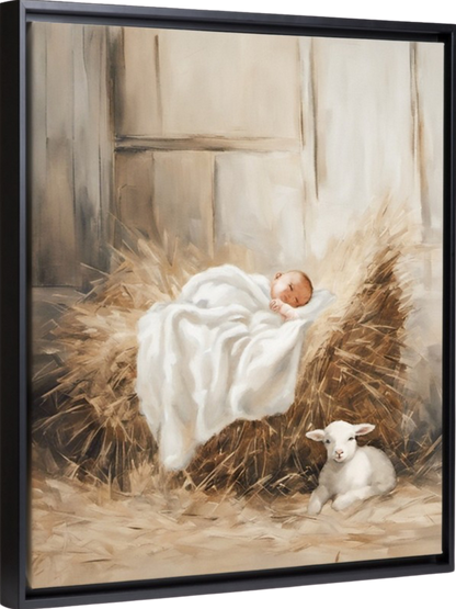 Away In a Manger - Canvas