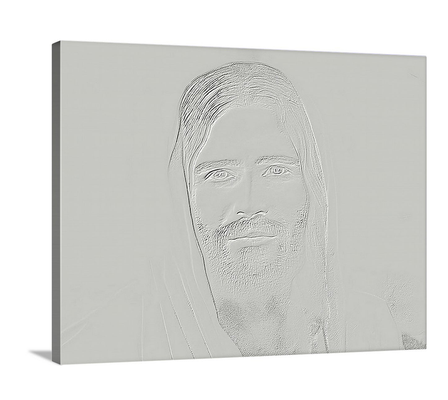 Christusstatue - Leinwand