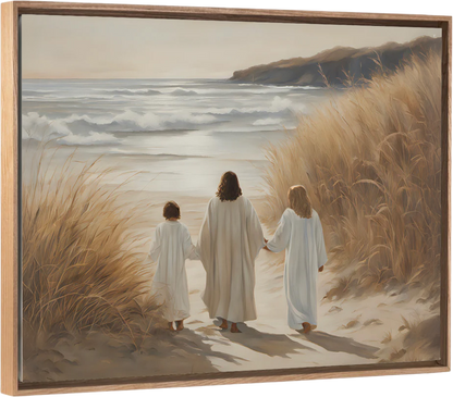 Footprints Of Faith - Canvas