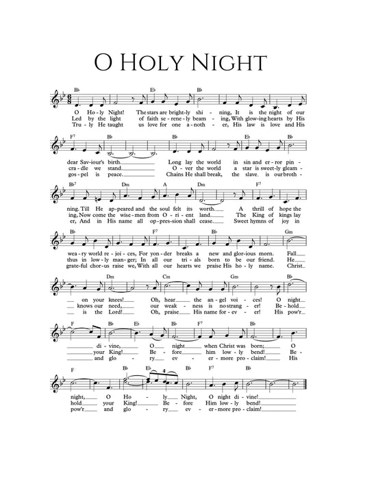 O Holy Night - Print