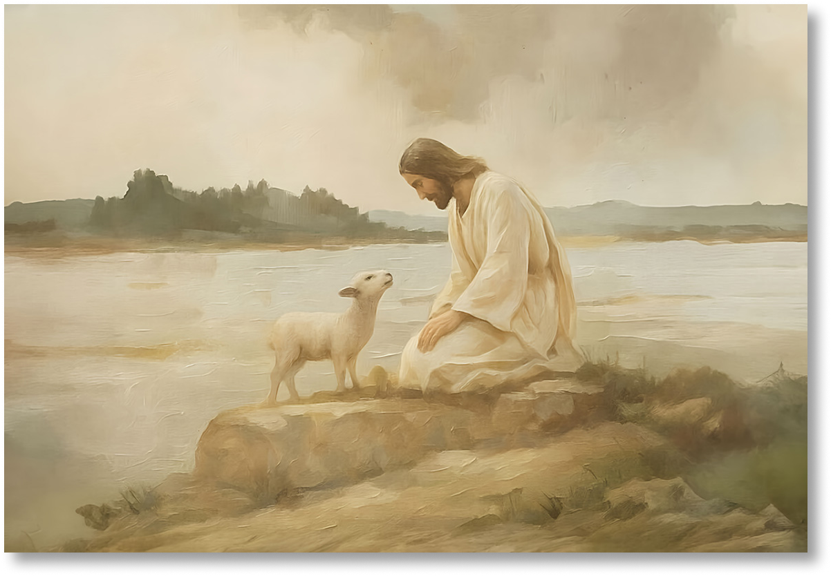 I Know My Sheep - Print