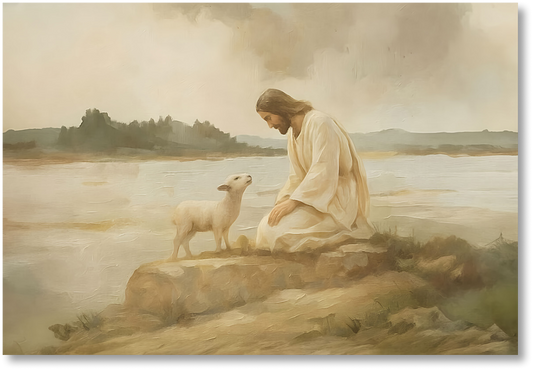 I Know My Sheep - Print