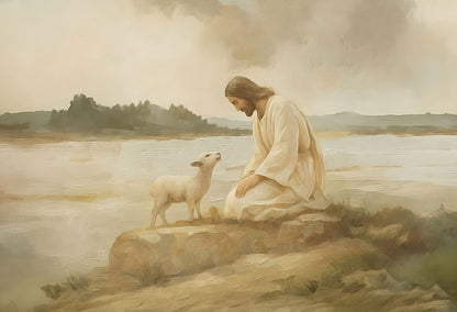 I Know My Sheep - Print