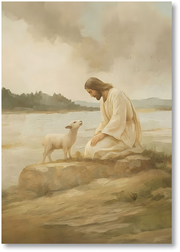 I Know My Sheep - Print