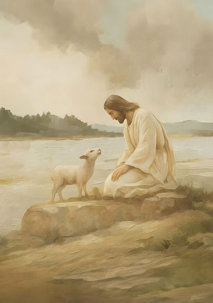 I Know My Sheep - Print