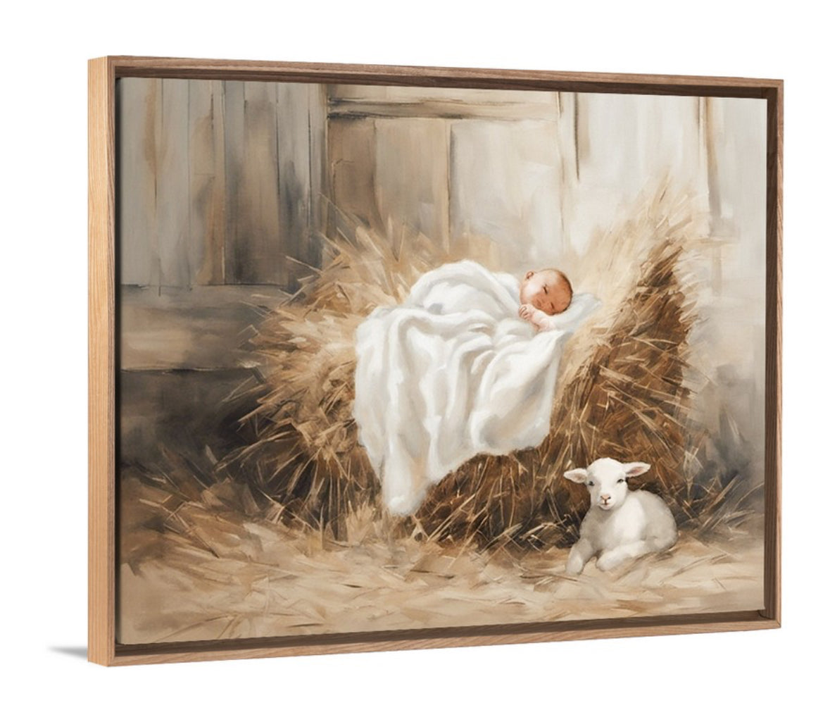 Away In a Manger - Canvas