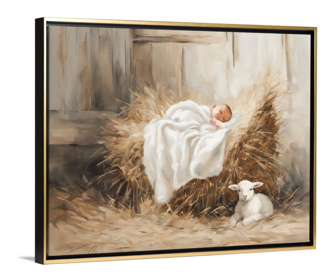 Away In a Manger - Canvas