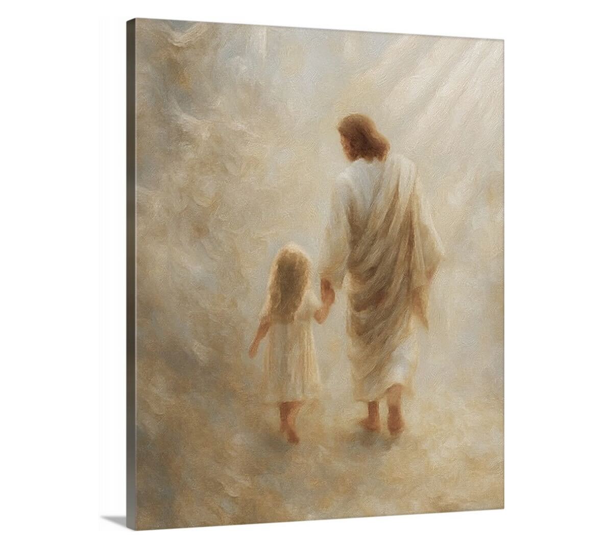 Safe Haven, Blonde Hair Girl - Canvas