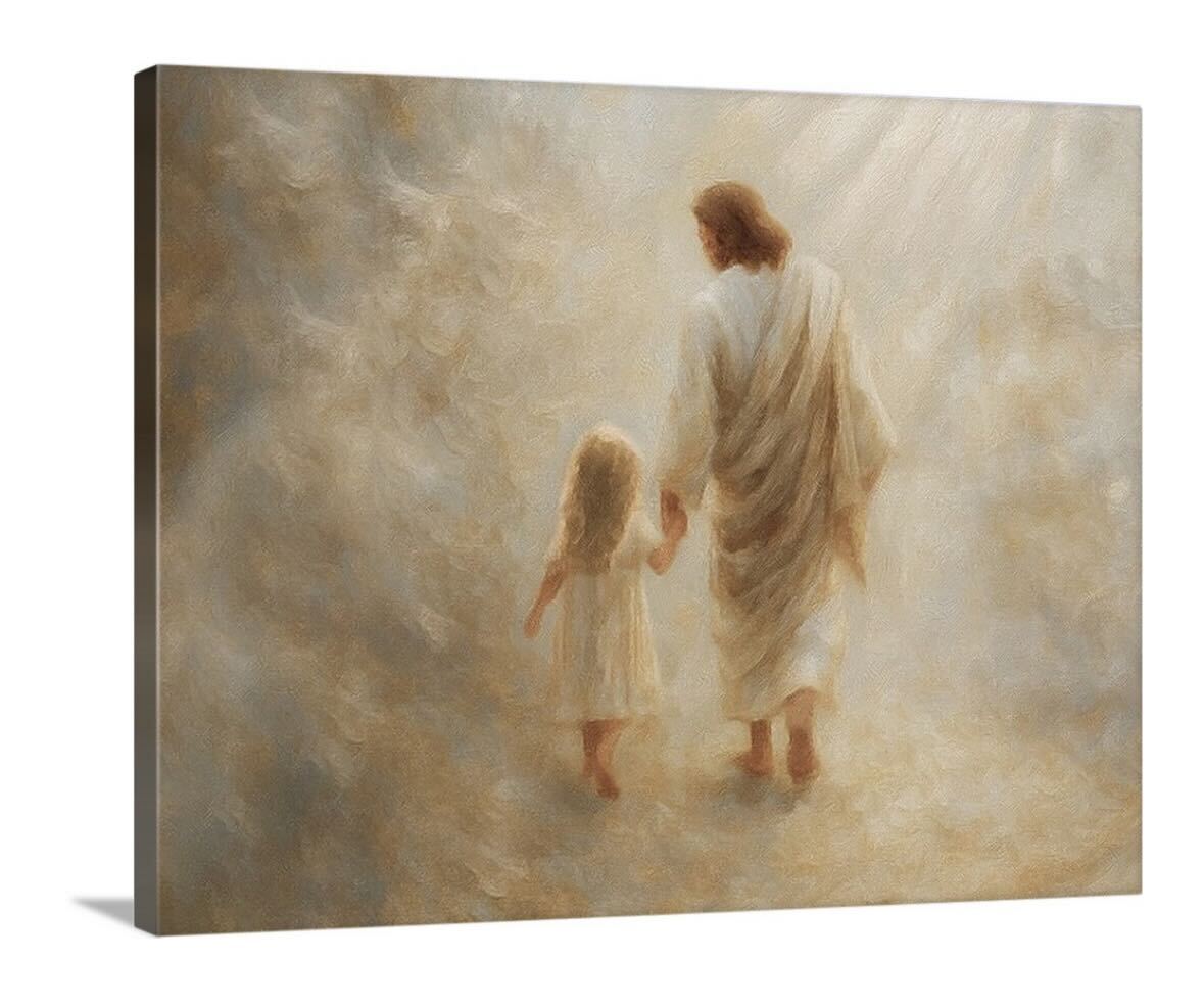 Safe Haven, Blonde Hair Girl - Canvas