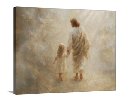 Safe Haven, Blonde Hair Girl - Canvas