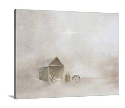The Nativity Scene - Canvas