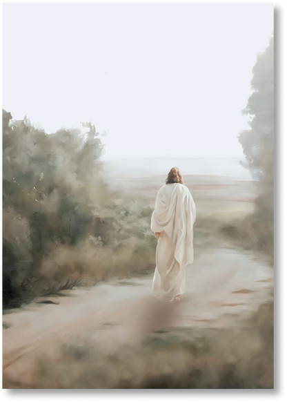 In His Footsteps - Print