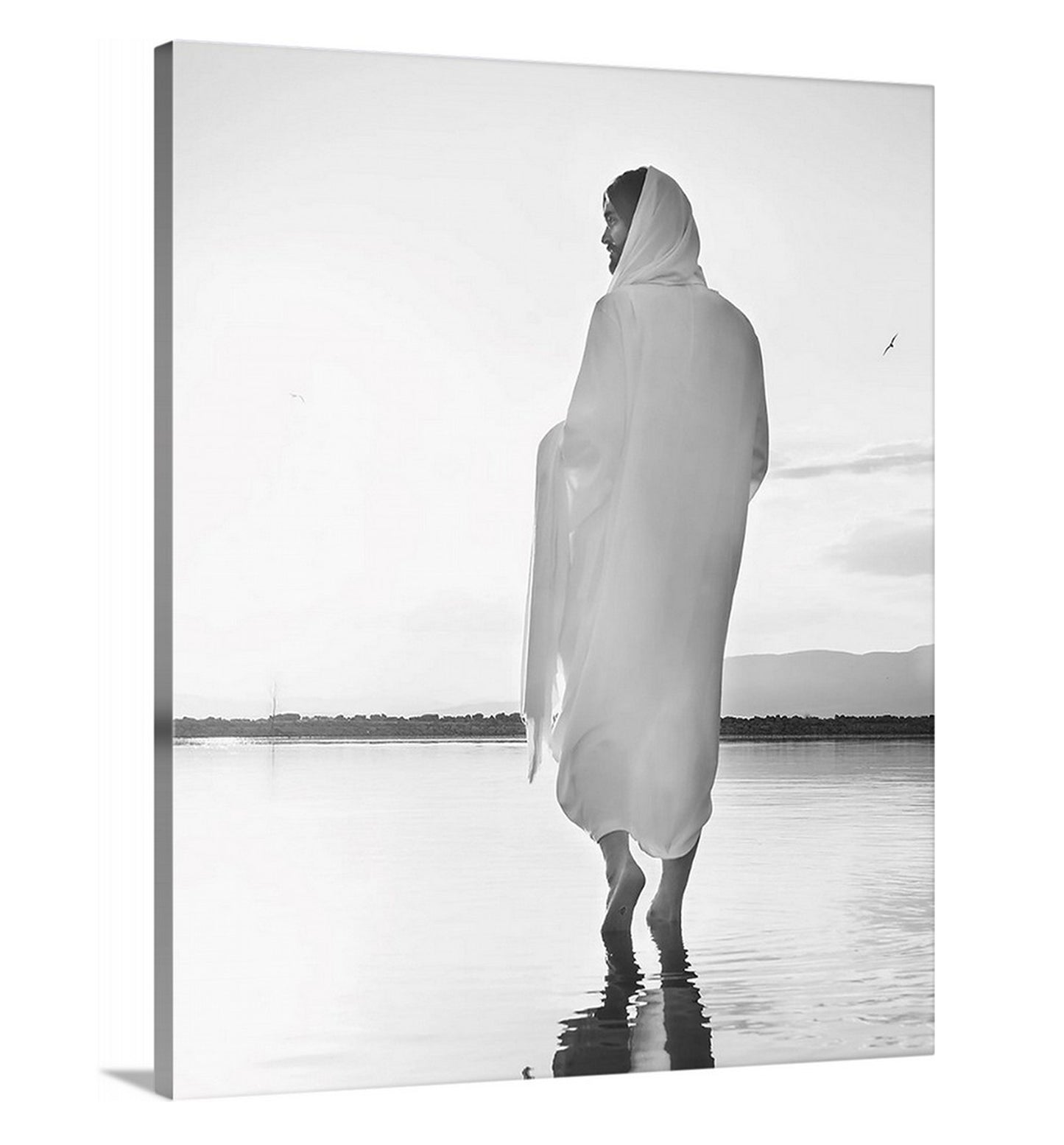 Peace Be Still B&amp;W - Toile
