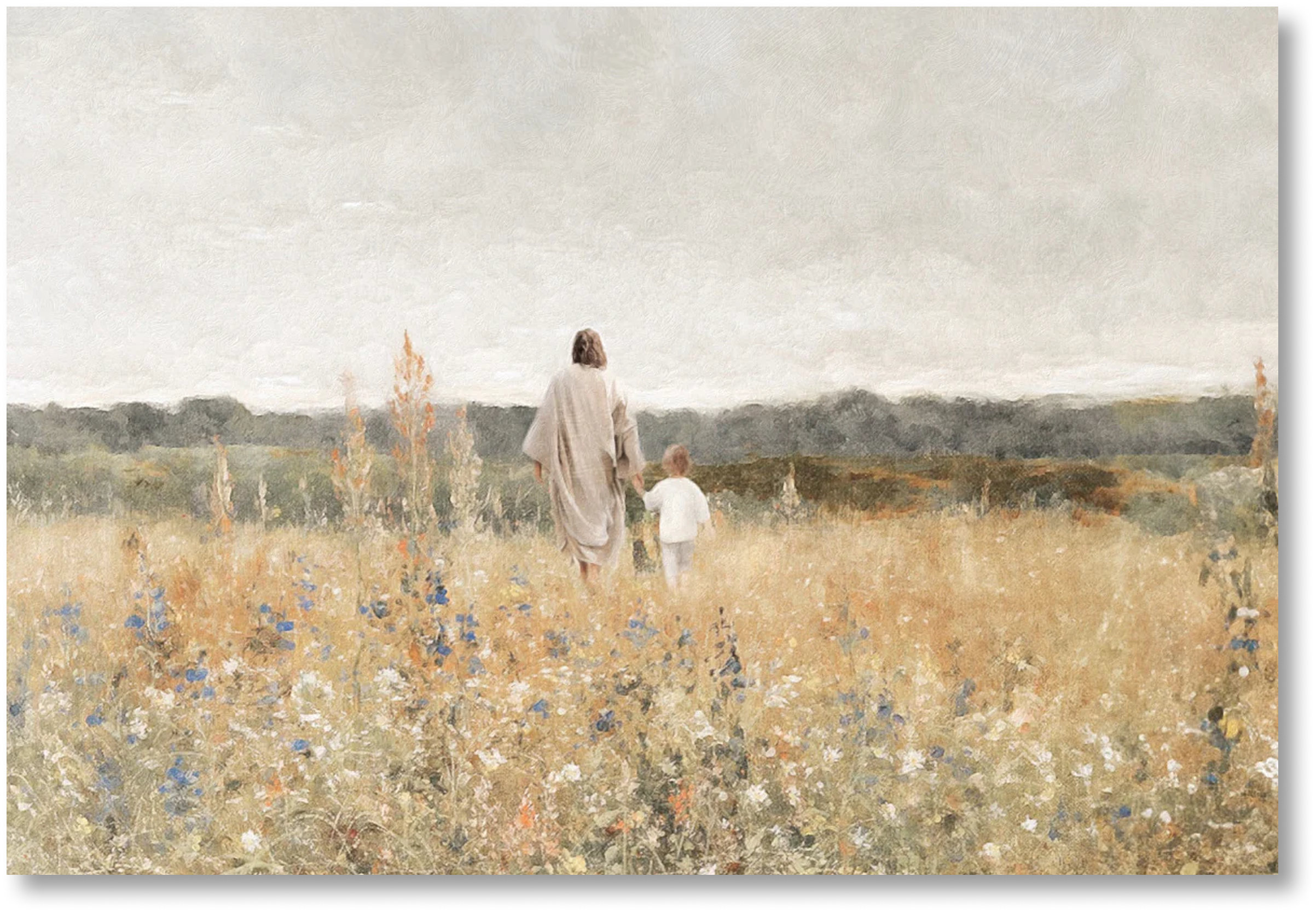 Steps of Faith, Boy - Print