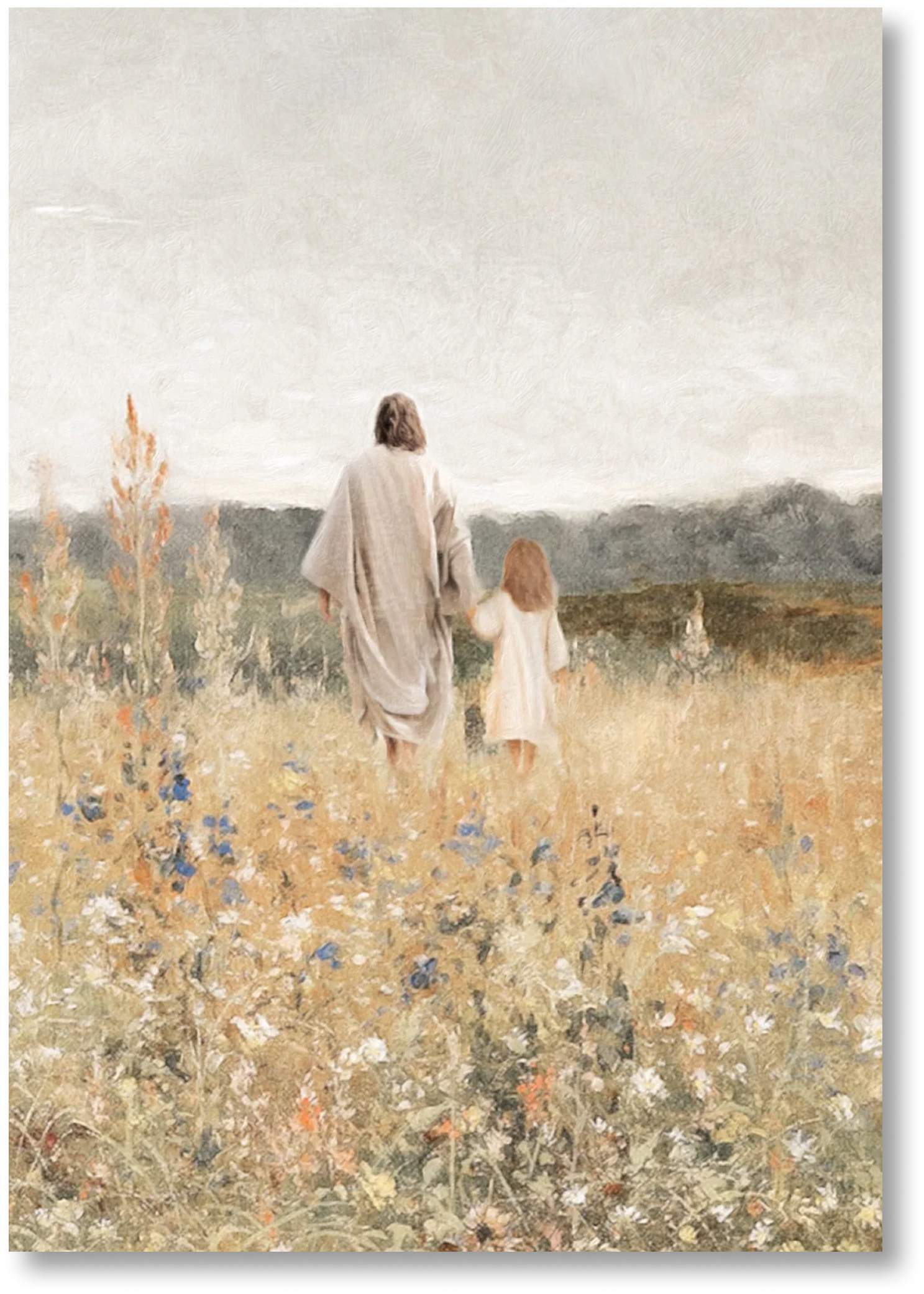 Steps of Faith, Girl - Print