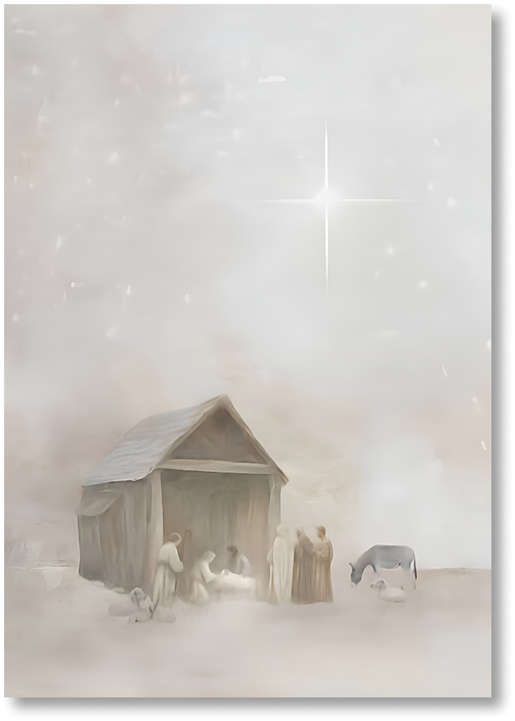 The Nativity Scene - Print
