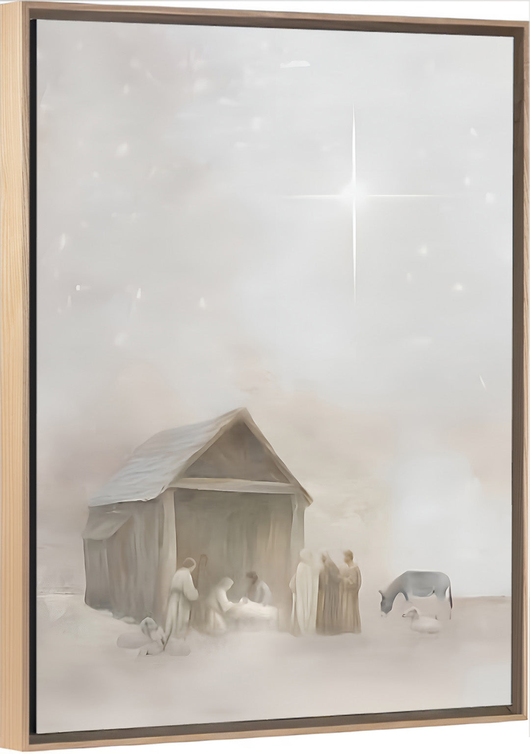 The Nativity Scene - Canvas