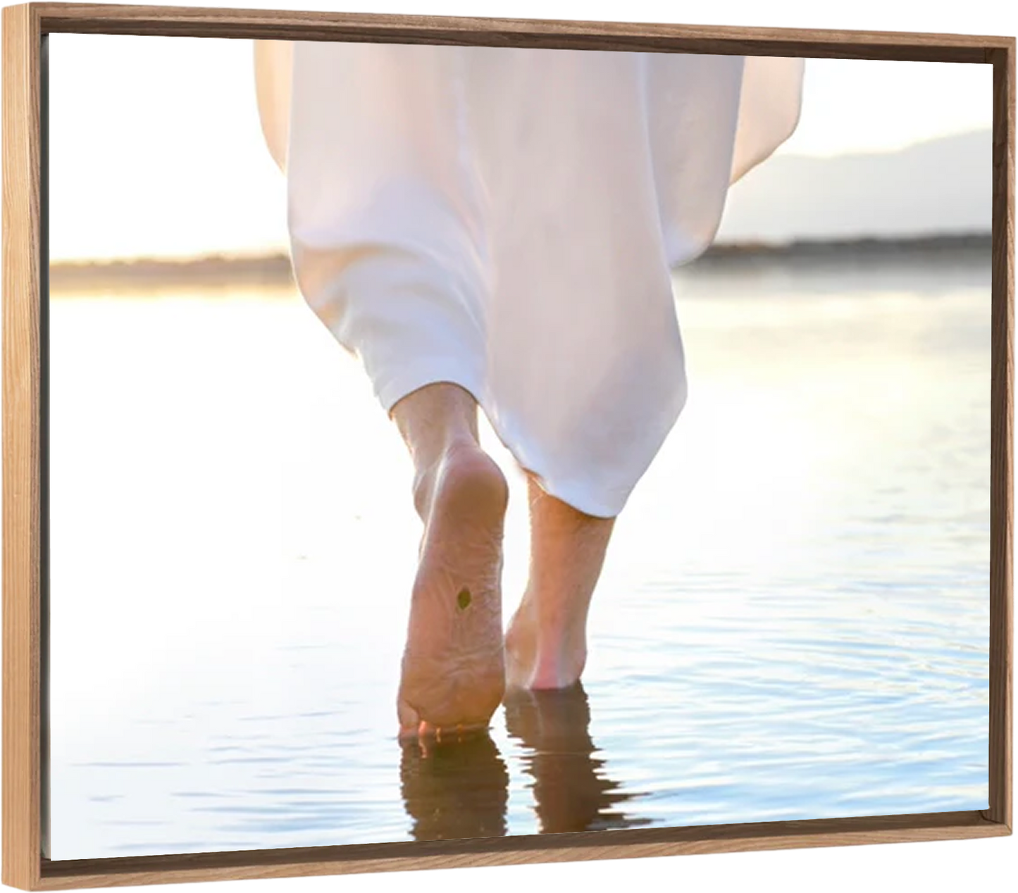 Auf dem Wasser gehen - Leinwand