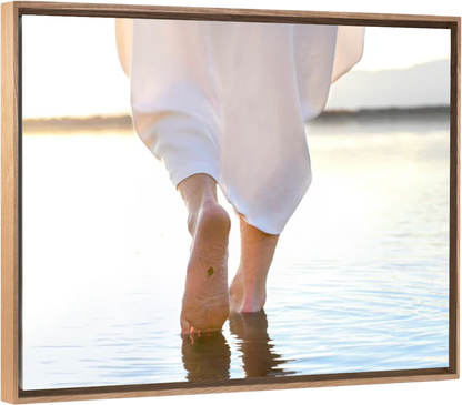 Auf dem Wasser gehen - Leinwand