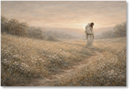 Along The Narrow Path - Horizontal Print