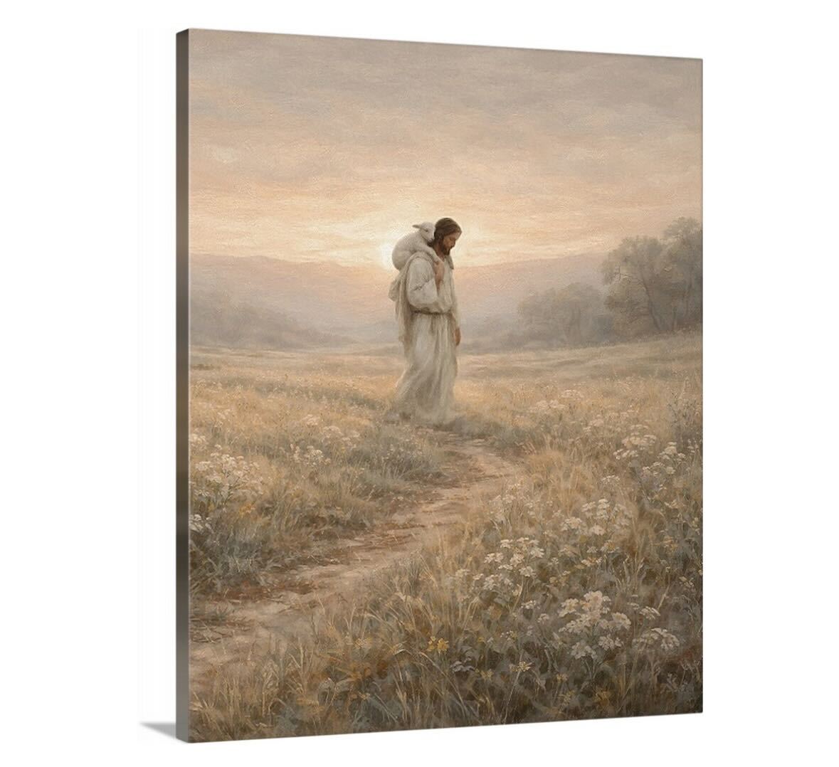 Along the Narrow Path - Vertical Canvas