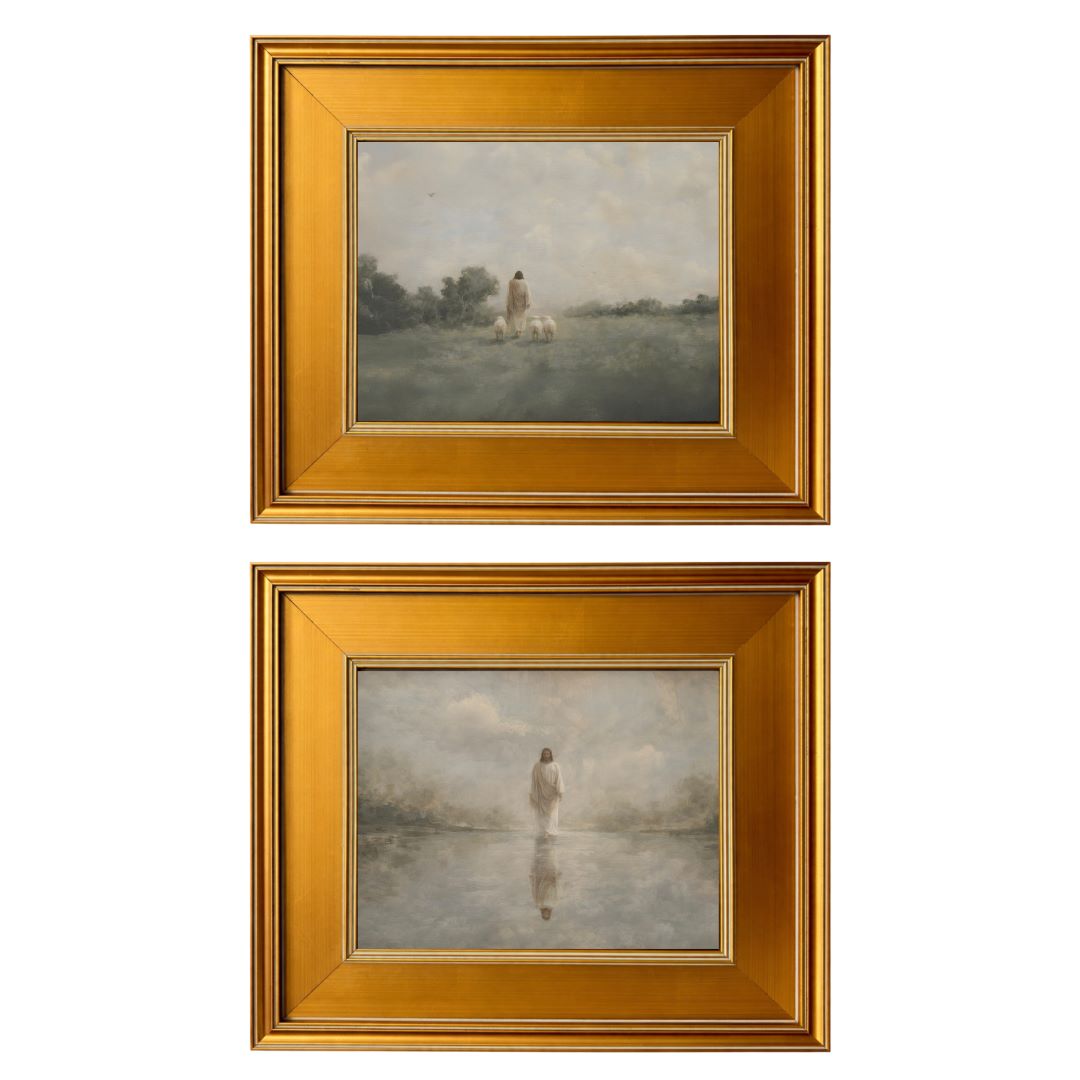 Set of 2 Framed Prints | Under His Watch & Reflected Glory