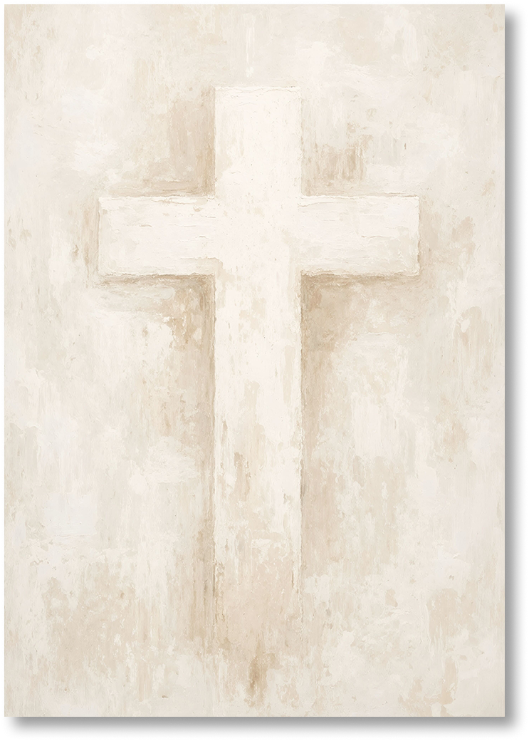 He Bore It All - Christ-Centered Wall Art Print