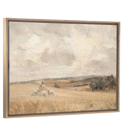 His Flock - Canvas