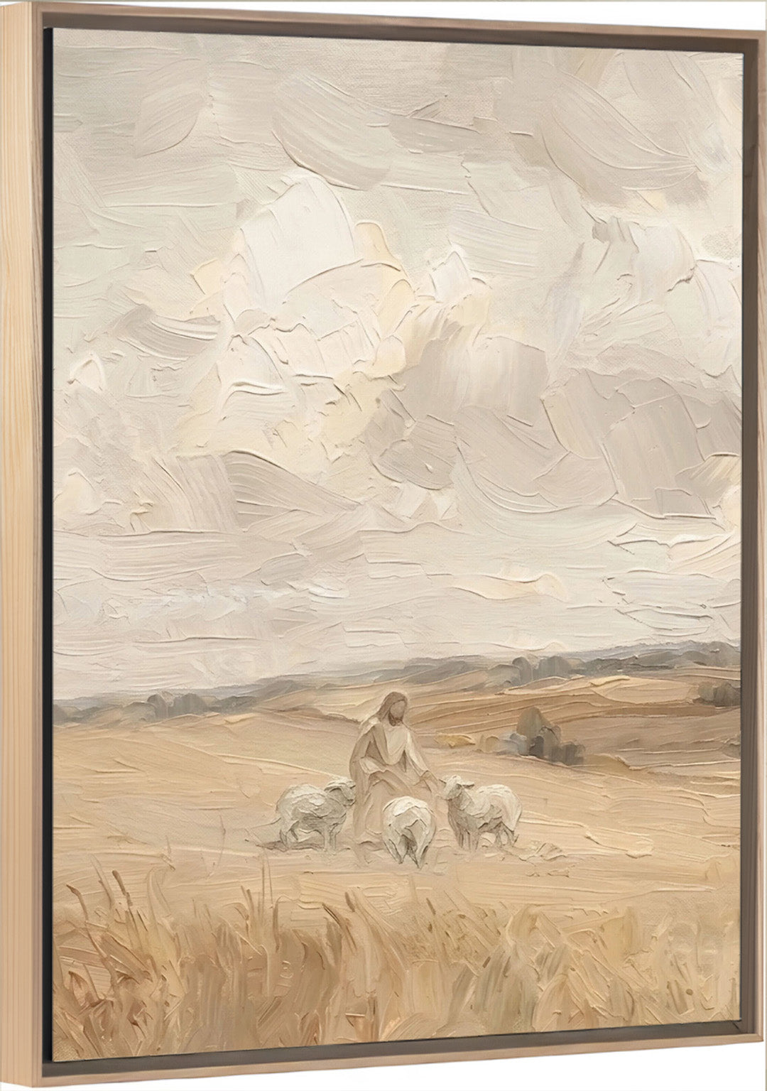 His Flock - Canvas