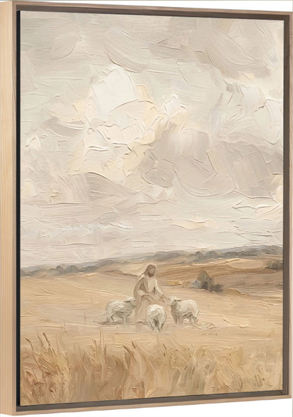 His Flock - Canvas