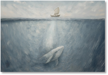 Jonah and the Whale Horizontal Print