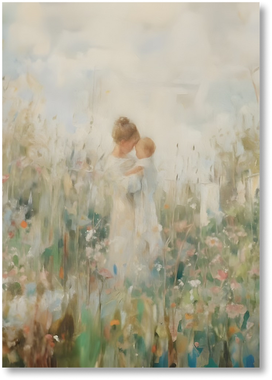 Mommy and Me, Dirty Blonde Hair - Print