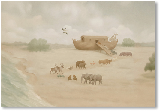 Noah's Ark Horizontal Print