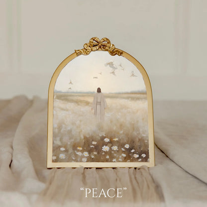 Vintage Ribbon Gold Frame - 5x7